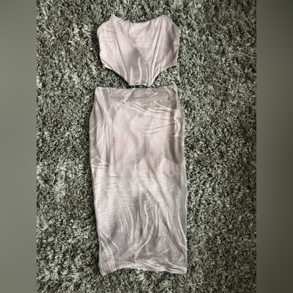 Elegant Light purple gray set